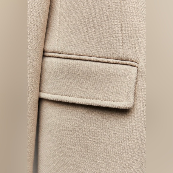 ZARA NEW WITH TAGS COAT WITH MANTECO WOOL ZW COLLECTION BLOGGER’S FAVORITE 😍 - Picture 11 of 15